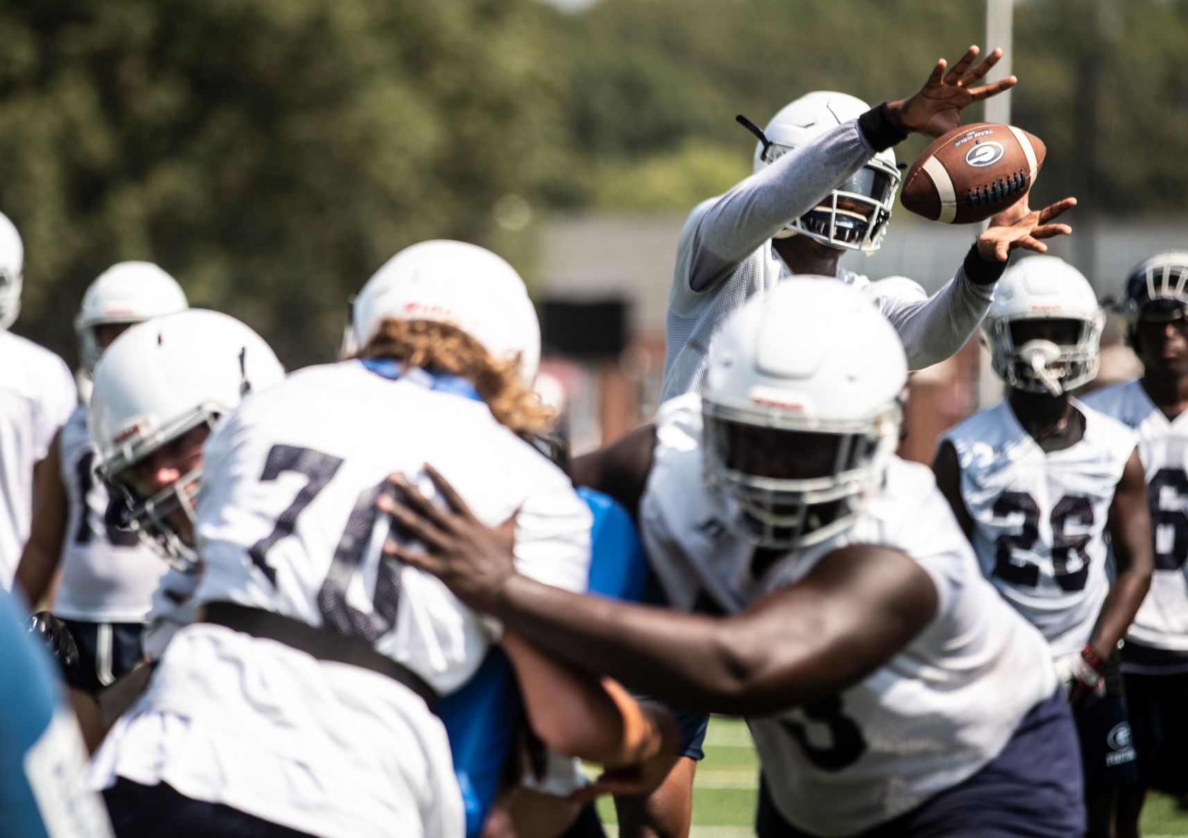 First day of football practice